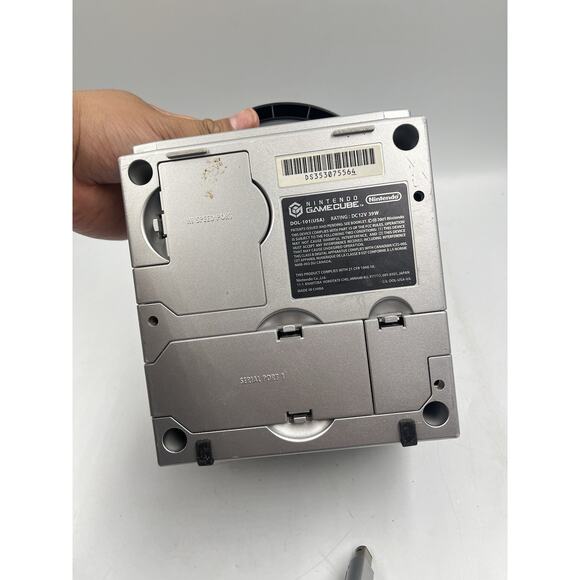 Nintendo Game Cube Platinum Silver Console With Controller - Tested Works - Picture 10 of 15